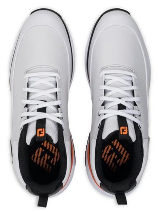 FootJoy Tour Rival pánské golfové boty, bílo/černo/oranžové