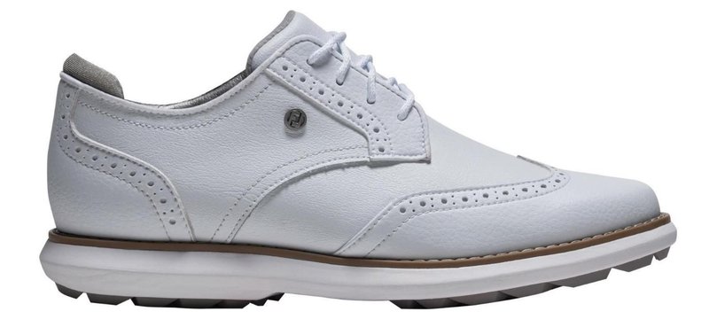 FootJoy Traditions Spikeless dámské golfové boty, bílé