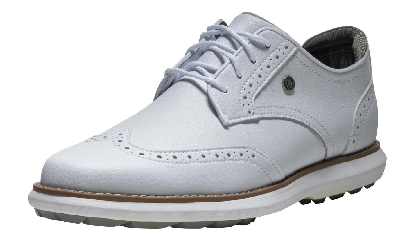 FootJoy Traditions Spikeless dámské golfové boty, bílé