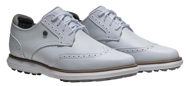 FootJoy Traditions Spikeless dámské golfové boty, bílé