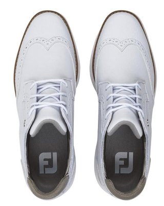 FootJoy Traditions Spikeless dámské golfové boty, bílé