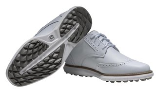FootJoy Traditions Spikeless dámské golfové boty, bílé
