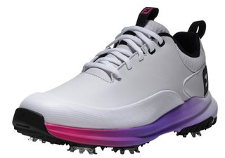 FootJoy Tour Rival dámské golfové boty, bílo/stříbrno/růžové