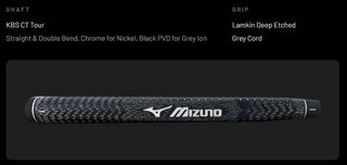 Mizuno M.Craft Nagoya S Grey putter