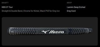Mizuno M.Craft Tokyo S Grey putter