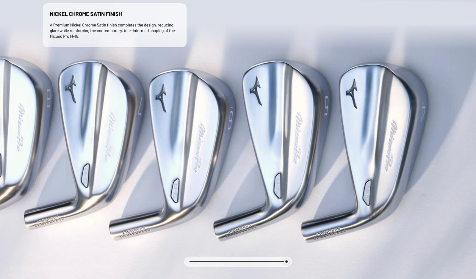 Mizuno Pro M-15 pánská železa, ocel