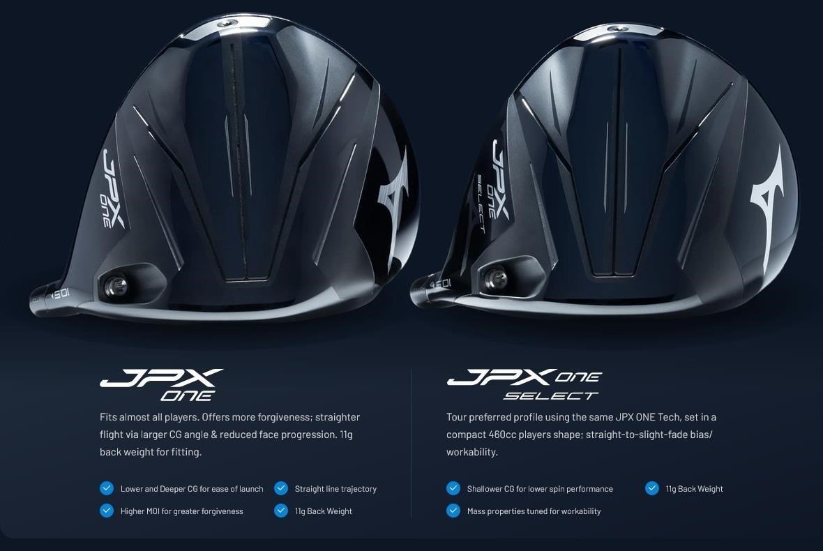 Mizuno JPX ONE Select pánský driver