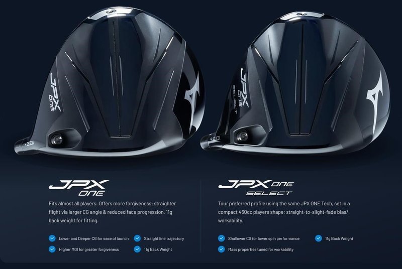 Mizuno JPX ONE Select pánský driver