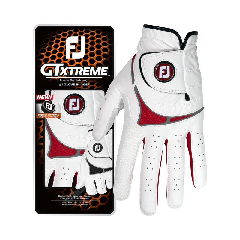 FootJoy GTxtreme pánská golfová rukavice, bílo/červená