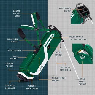 Sunday Golf El Camino pencil bag, evergreen