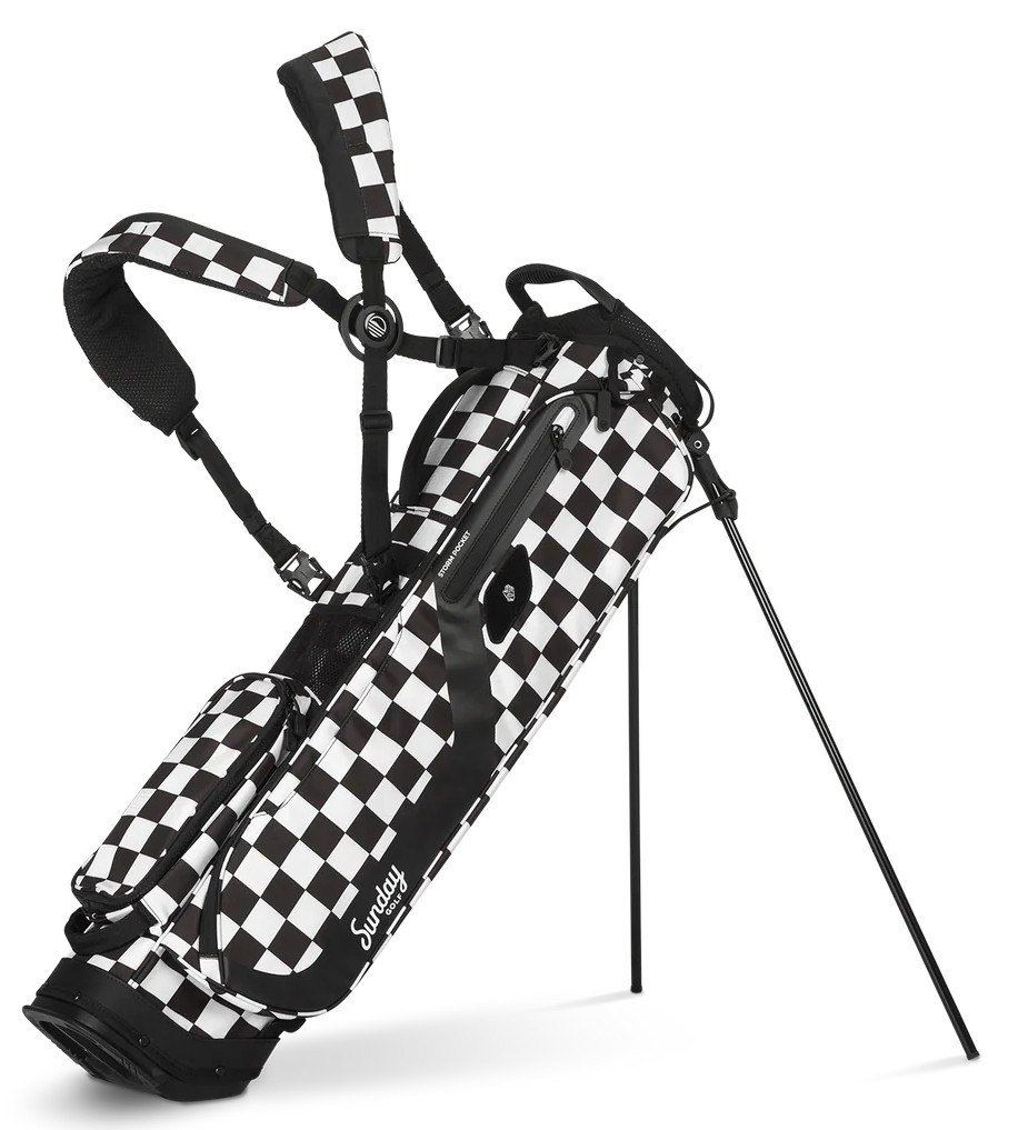 Sunday Golf El Camino pencil bag, černo/bílý