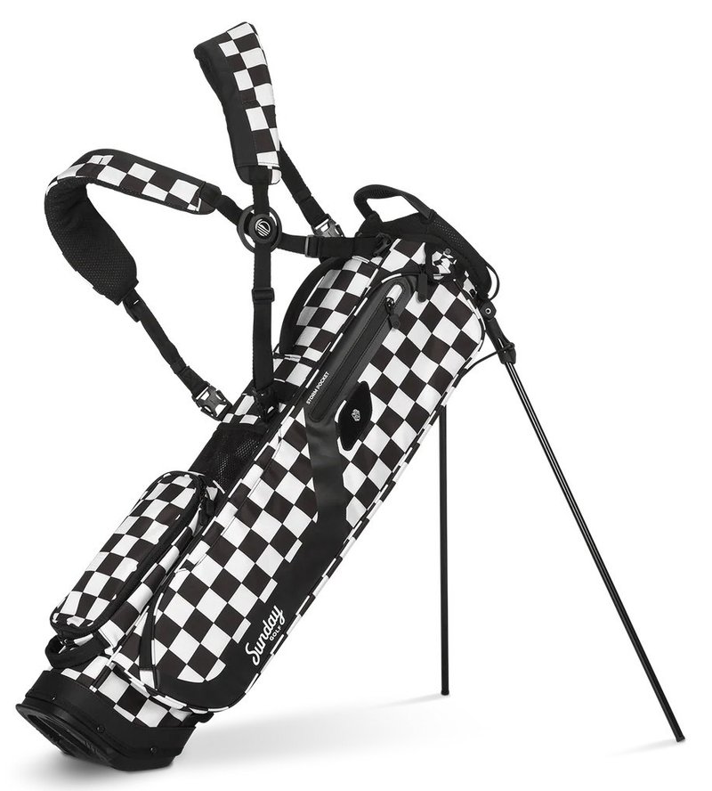 Sunday Golf El Camino pencil bag, černo/bílý