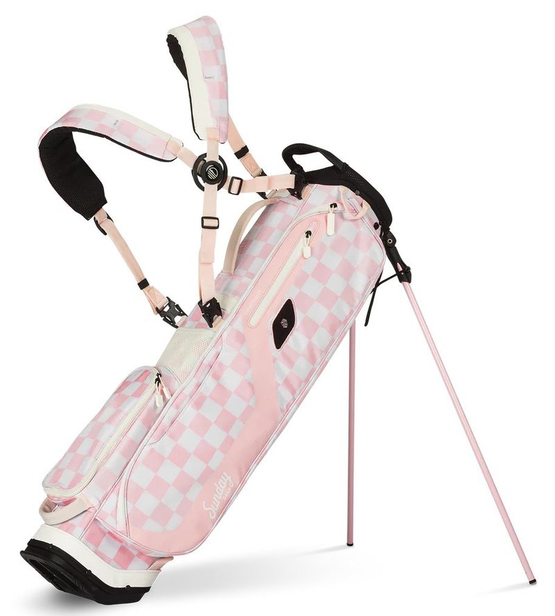 Sunday Golf El Camino pencil bag, růžovo/bílý
