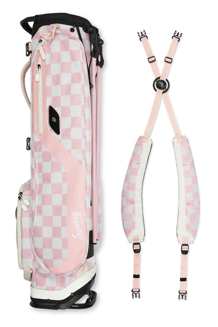 Sunday Golf El Camino pencil bag, růžovo/bílý