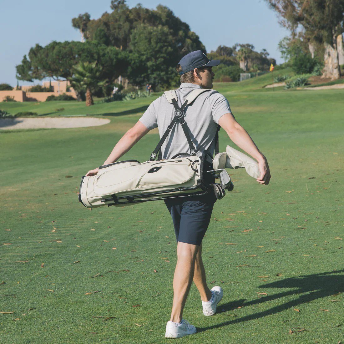 Sunday Golf El Camino S-Class pencil bag, cream