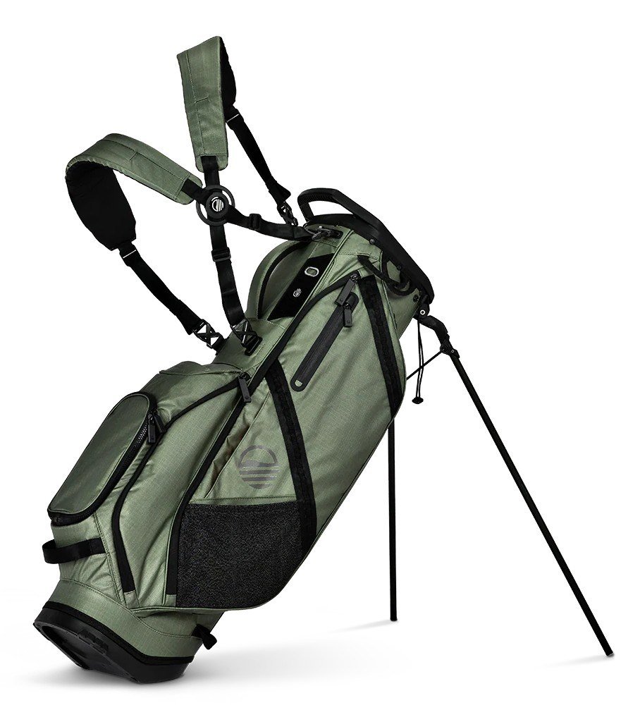 Sunday Golf Ranger stand bag, zelený