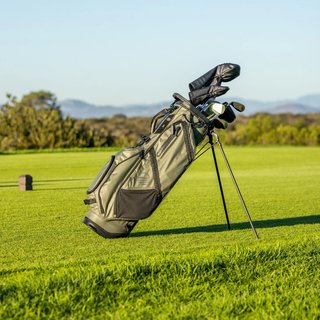 Sunday Golf Ranger stand bag, zelený