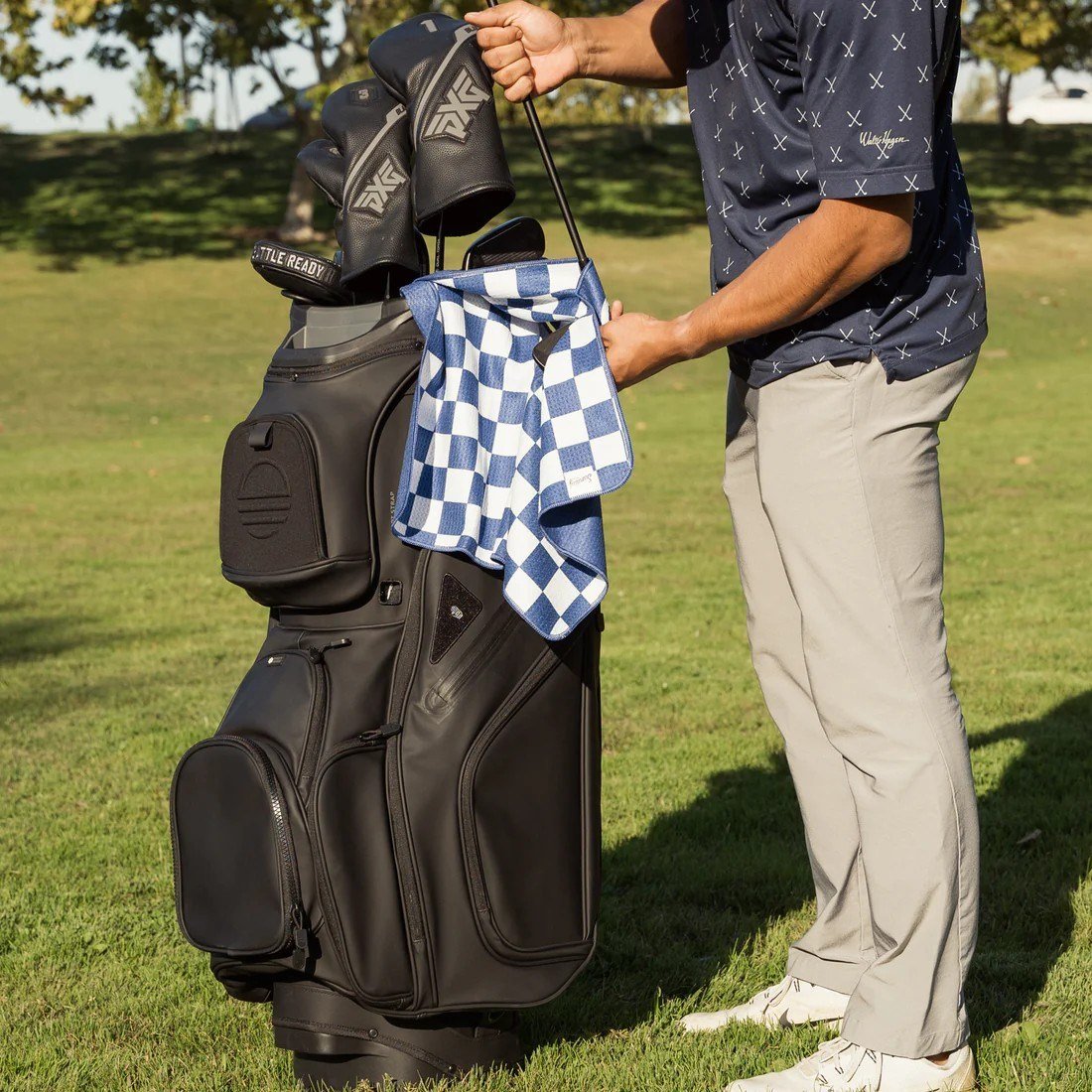 Sunday Golf Big Rig S-Class cart bag, černý