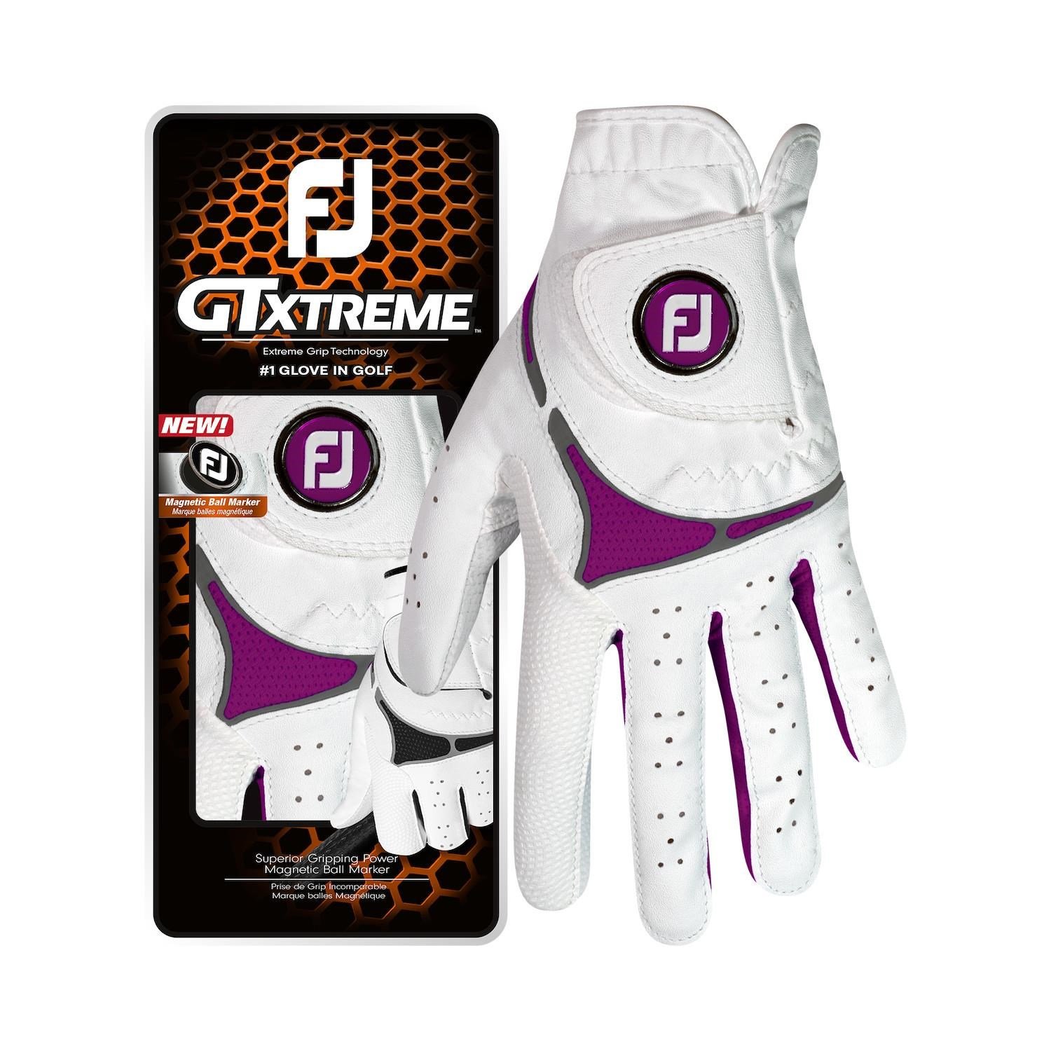 FootJoy GTxtreme dámská golfová rukavice, bílo/fuchsiová