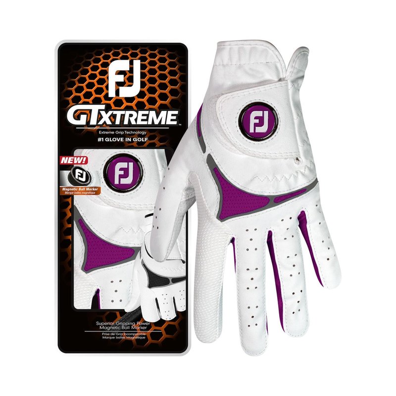 FootJoy GTxtreme dámská golfová rukavice, bílo/fuchsiová