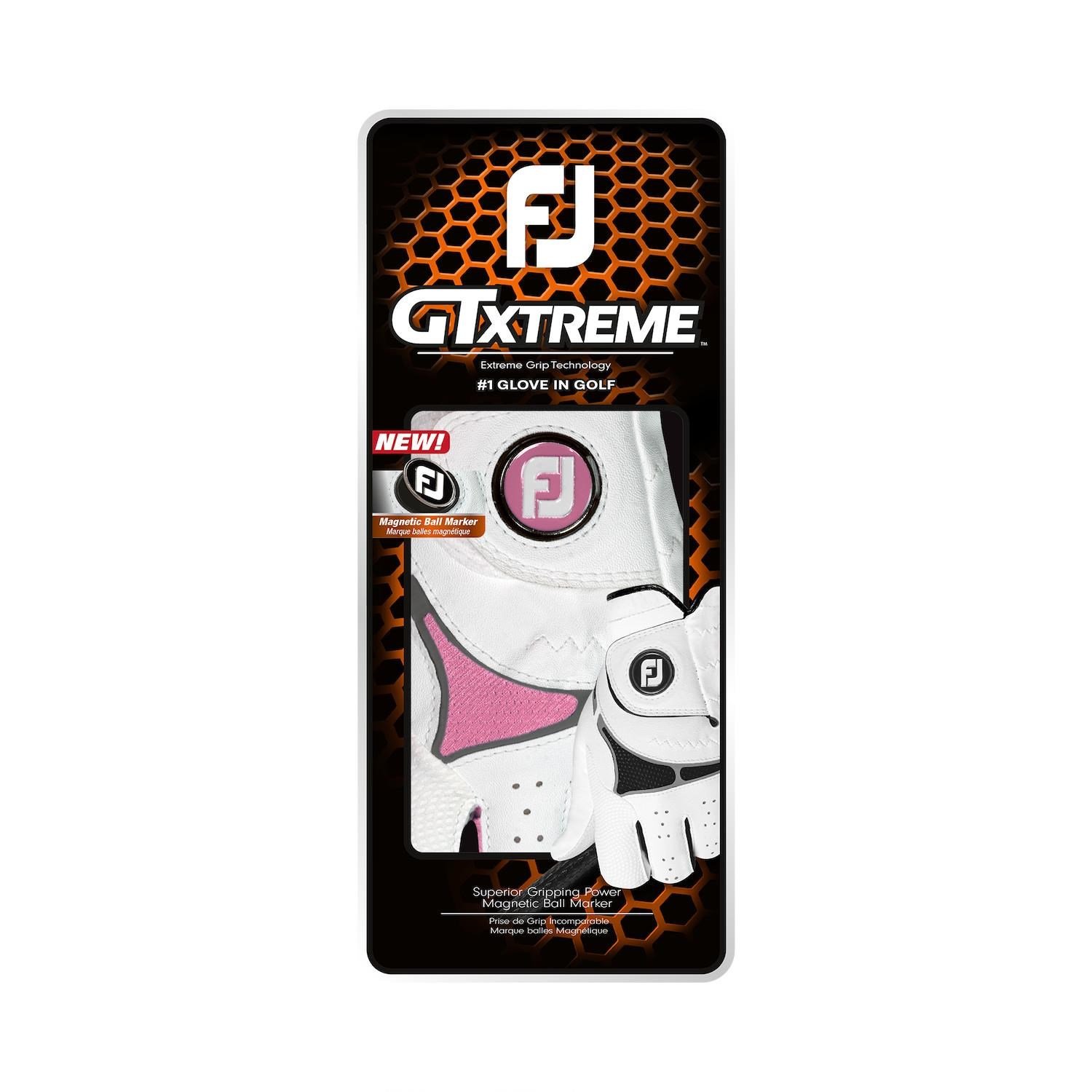 FootJoy GTxtreme dámská golfová rukavice, bílo/růžová