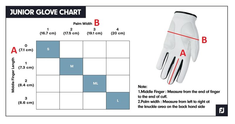 FootJoy FJ Junior dětská golfová rukavice