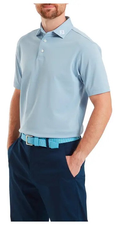 FootJoy Stretch Pique Solid pánské polo, chambray
