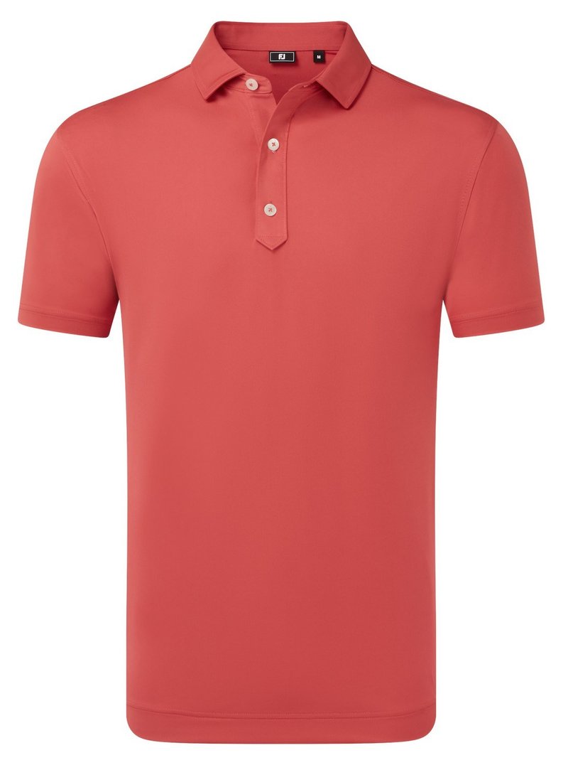 FootJoy Lisle Solid pánské polo, nantucket red