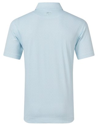 FootJoy Modernist Geo Pique pánské polo, white/ice blue