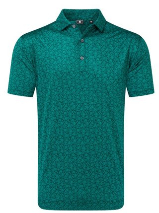 FootJoy Painted Floral Lisle pánské polo, field green