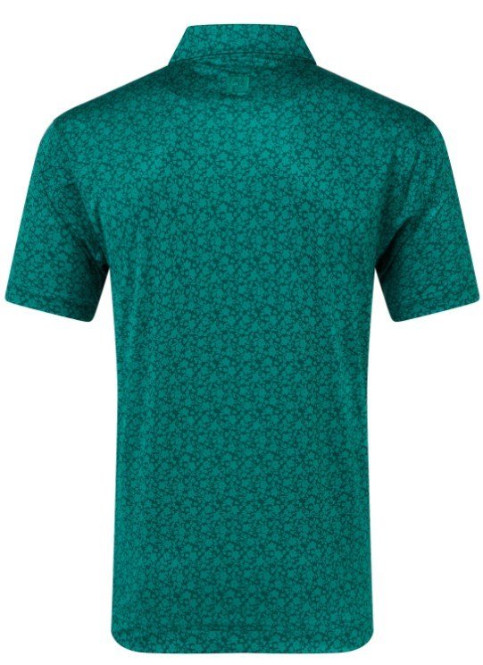 FootJoy Painted Floral Lisle pánské polo, field green