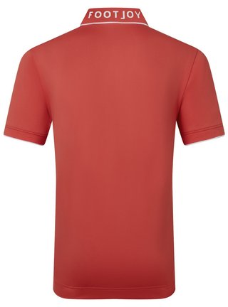 FootJoy FJ Wordmark Pique pánské polo, nantucket red
