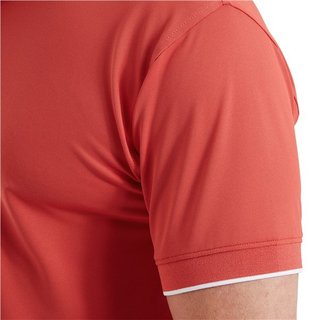 FootJoy FJ Wordmark Pique pánské polo, nantucket red