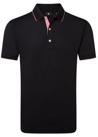 FootJoy FJ Wordmark pánské polo, pique black