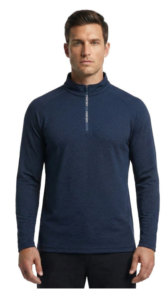 FootJoy Wordmark Chill Out pánská mikina, tmavě modrá