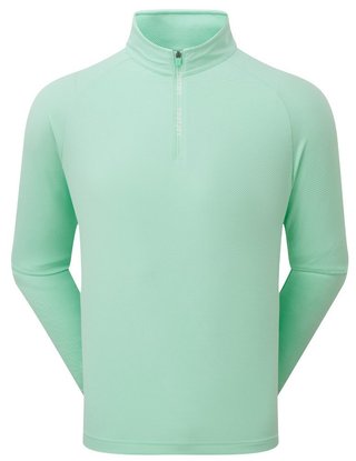 FootJoy Wordmark Chill Out pánská mikina, sea glass/white