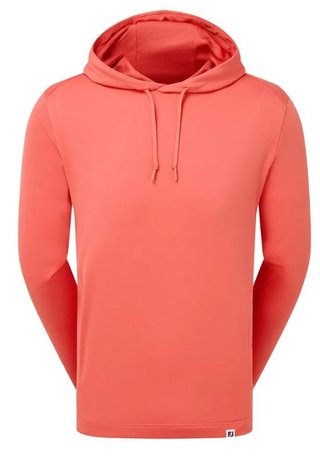 FootJoy Lightweight Hoodie pánská mikina, solid nantucket red