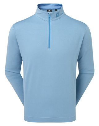 FootJoy Ottoman Stripe Chill-Out pánská mikina, chambray/coastal blue