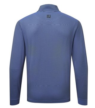 FootJoy Ottoman Stripe Chill-Out pánská mikina, black/vivid violet