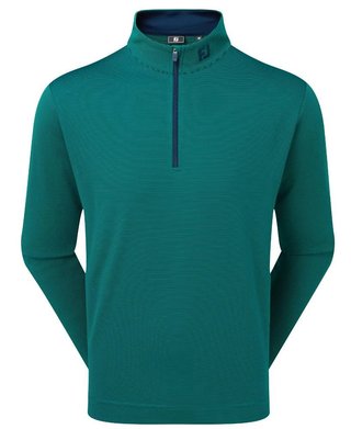 FootJoy Ottoman Stripe Chill-Out pánská mikina, navy/field green
