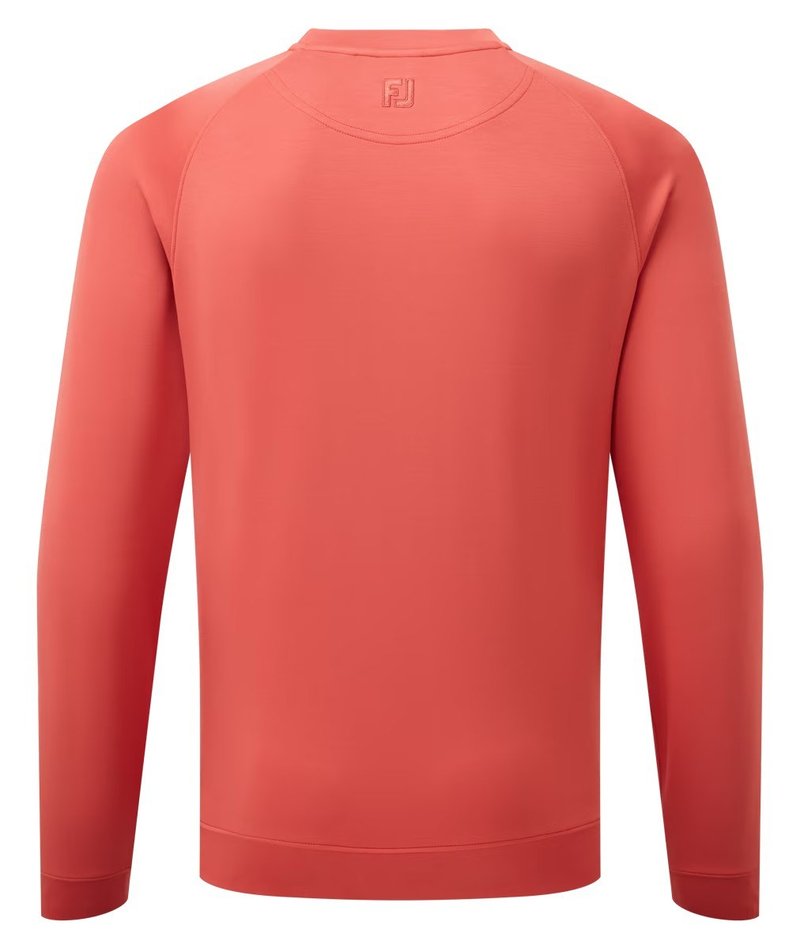 FootJoy Crew Neck pánská mikina, nantucket red