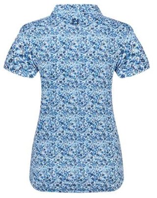 FootJoy Cap Sleeve Lisle dámské polo, navy floral print