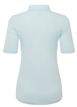 FootJoy Half Sleeve Ruched Lisle dámské polo, glacial blue