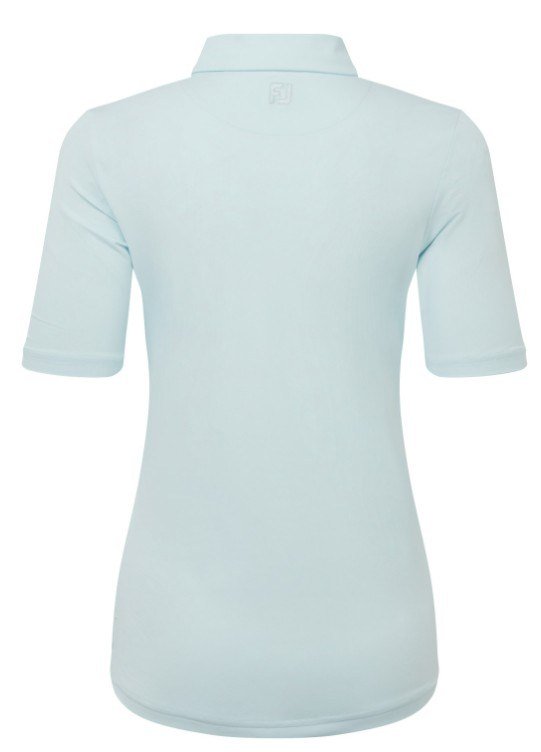 FootJoy Half Sleeve Ruched Lisle dámské polo, glacial blue