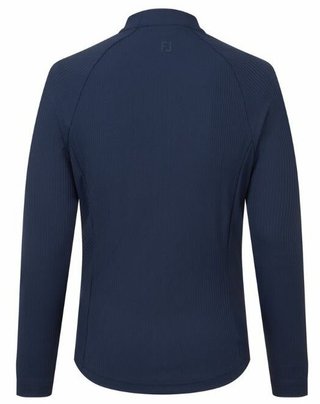 FootJoy Full-Zip Rib Midlayer dámská mikina, tmavě modrá