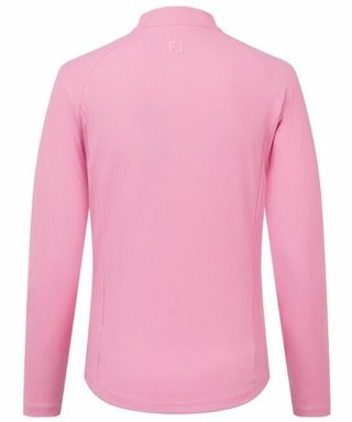 FootJoy Full-Zip Rib Midlayer dámská mikina, růžová
