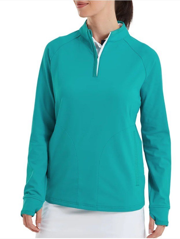 FootJoy Half-Zip Midlayer dámská mikina, tile blue