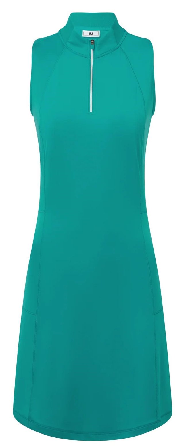 FootJoy 1/4 Zip Sleeveless golfové šaty, tyrkysové