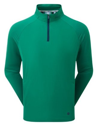 Footjoy Tempo Tech Midlayer pánská mikina, field green