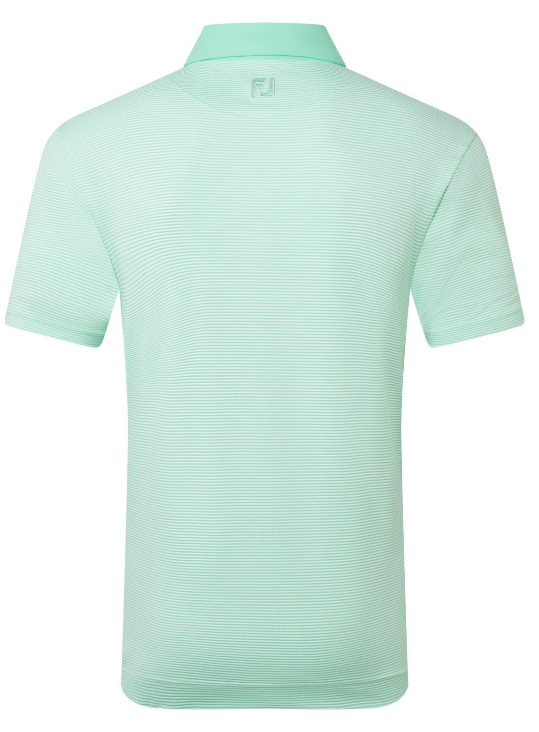FootJoy Feeder Stripe Pique pánské polo, sea glass